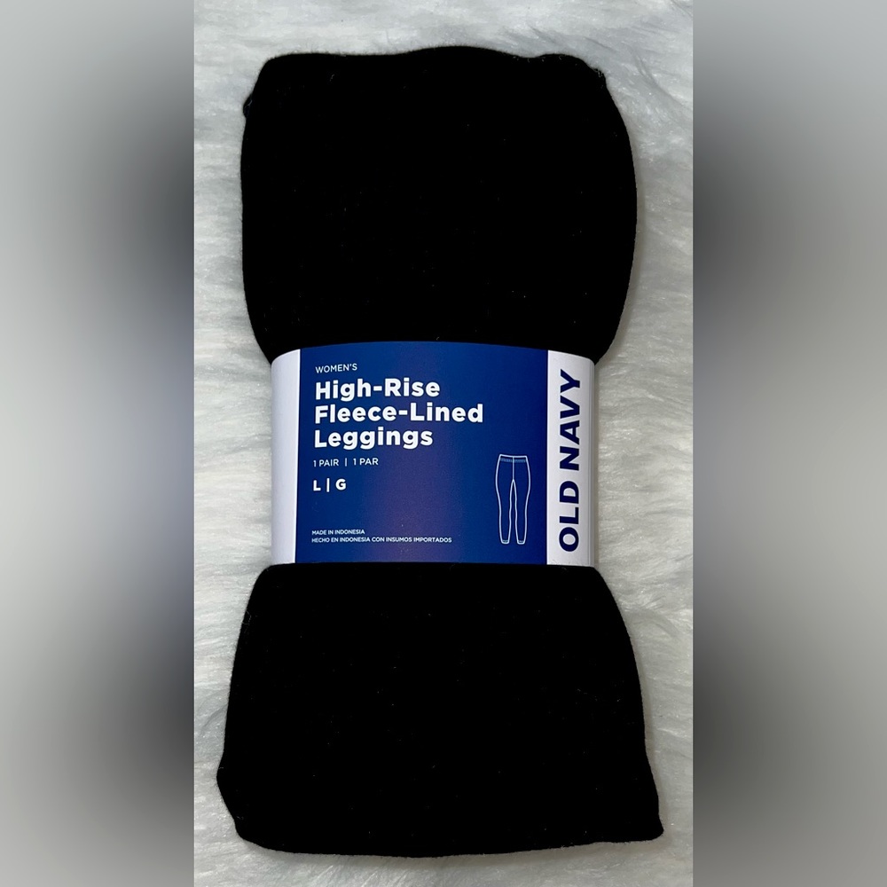 Old Navy High-Rise Fleece Lined Leggings (1 pair)